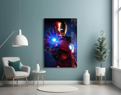 Iron Man Glass Art - LUXARTDECO
