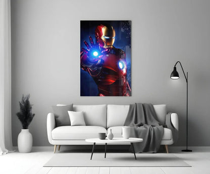 Iron Man Glass Art - LUXARTDECO