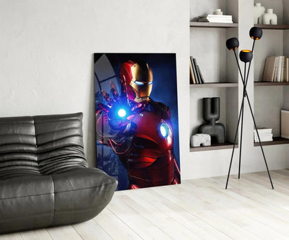 Iron Man Glass Art - LUXARTDECO