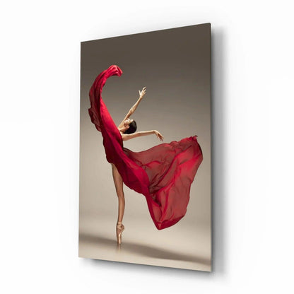 Ballerina Glass Wall Art - LUXARTDECO