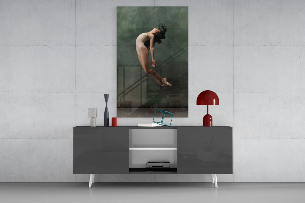 Ballerina Glass Wall Art