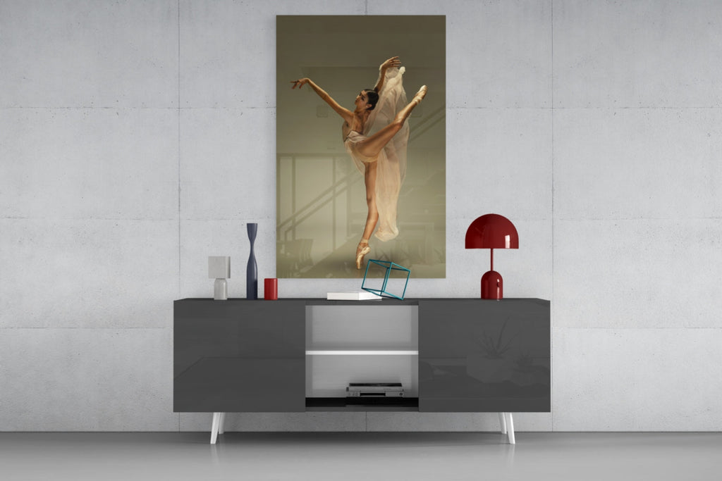 Ballerina Glass Wall Art