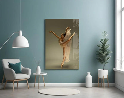 Ballerina Glass Wall Art - LUXARTDECO