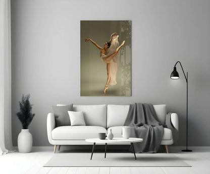 Ballerina Glass Wall Art - LUXARTDECO