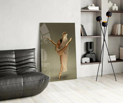 Ballerina Glass Wall Art - LUXARTDECO