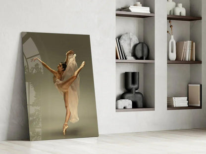 Ballerina Glass Wall Art - LUXARTDECO