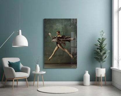Ballerina Glass Wall Art - LUXARTDECO