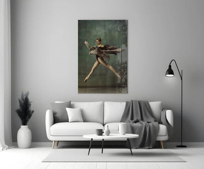 Ballerina Glass Wall Art - LUXARTDECO