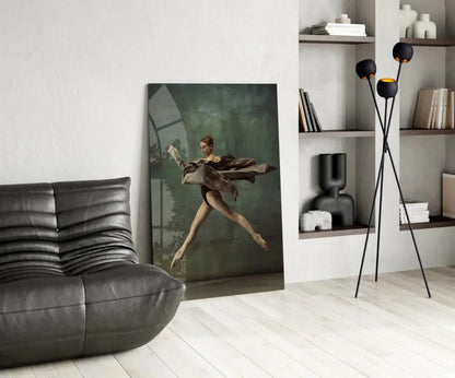 Ballerina Glass Wall Art - LUXARTDECO