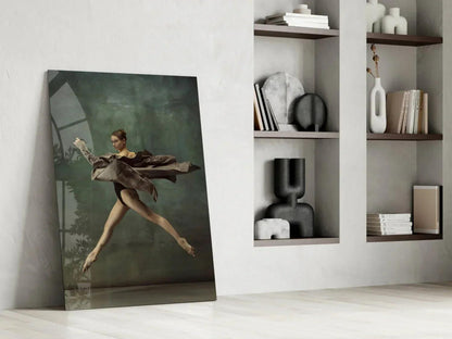 Ballerina Glass Wall Art - LUXARTDECO