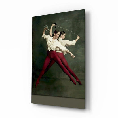 Fencing Glass Wall Art - LUXARTDECO