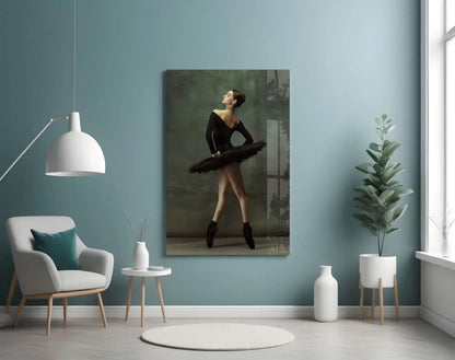 Ballerina Glass Wall Art - LUXARTDECO