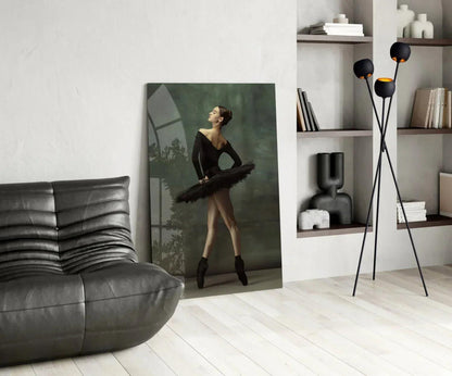 Ballerina Glass Wall Art - LUXARTDECO