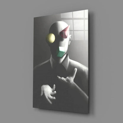 Juggler Glass Wall Art - LUXARTDECO