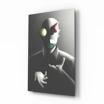 Juggler Glass Wall Art - LUXARTDECO