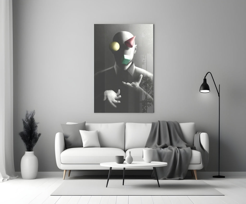 Juggler Glass Wall Art
