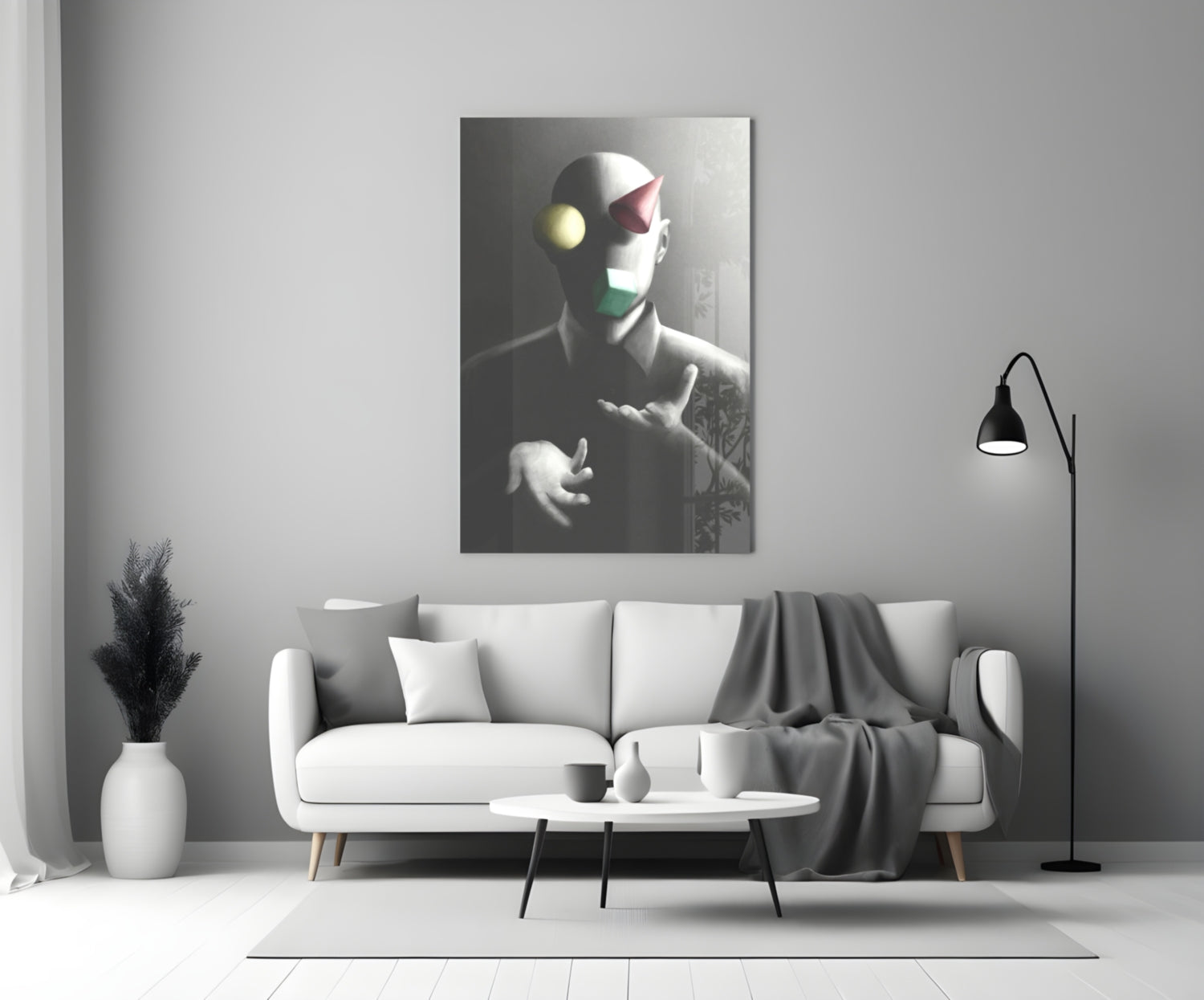 Juggler Glass Wall Art