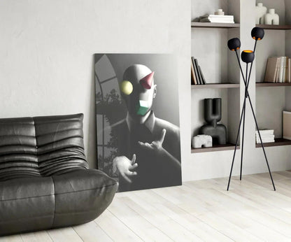Juggler Glass Wall Art - LUXARTDECO