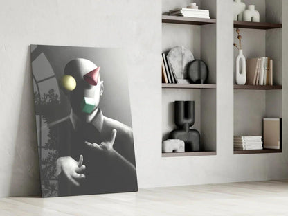 Juggler Glass Wall Art - LUXARTDECO