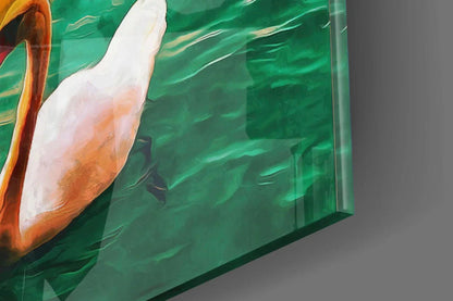 Eiffel and Boat Glass Wall Art - LUXARTDECO