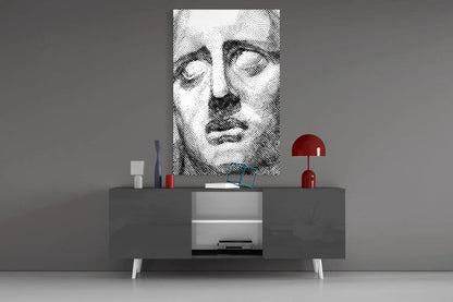 Sadness Glass Wall Art - LUXARTDECO