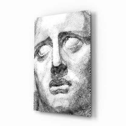 Sadness Glass Wall Art - LUXARTDECO