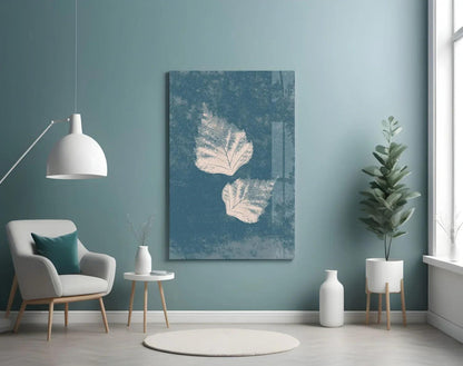Falling Leaves Glass Wall Art - LUXARTDECO