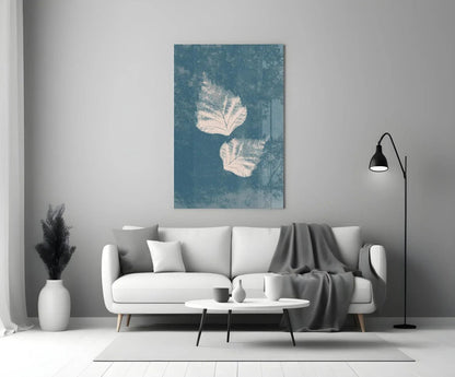 Falling Leaves Glass Wall Art - LUXARTDECO