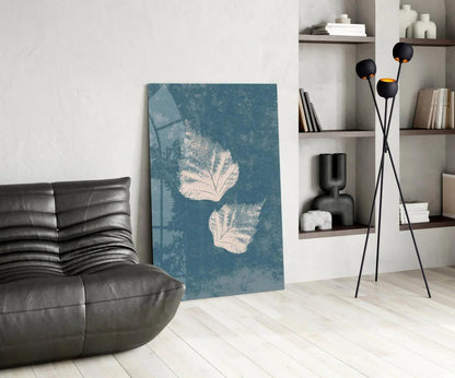 Falling Leaves Glass Wall Art - LUXARTDECO
