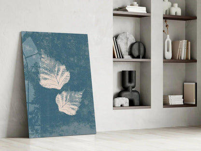 Falling Leaves Glass Wall Art - LUXARTDECO