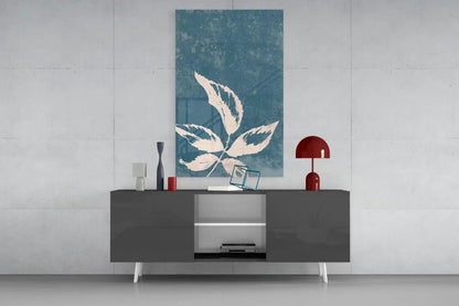 Leaves Glass Wall Art - LUXARTDECO