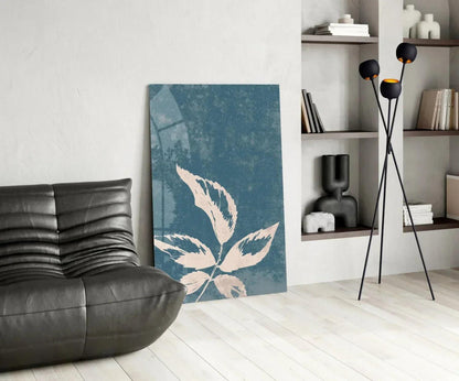 Leaves Glass Wall Art - LUXARTDECO