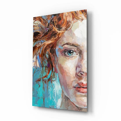 Woman Glass Wall Art - LUXARTDECO