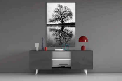 Tree Glass Wall Art - LUXARTDECO