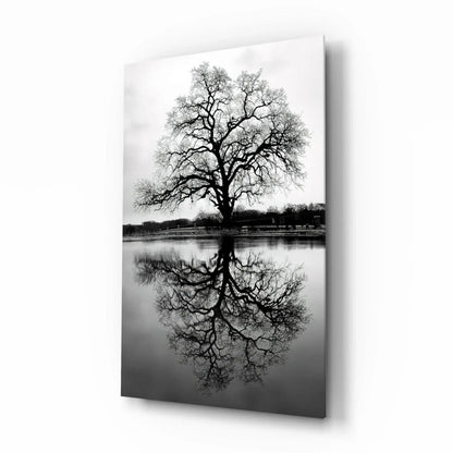 Tree Glass Wall Art - LUXARTDECO