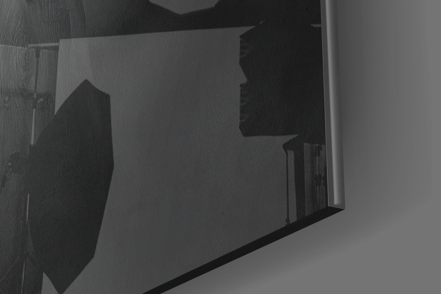 Yellow Hat Glass Wall Art