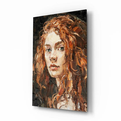 Woman Glass Wall Art - LUXARTDECO