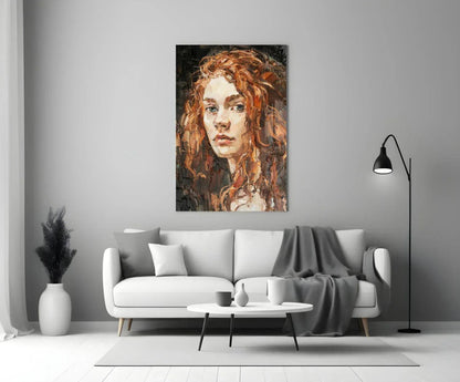 Woman Glass Wall Art - LUXARTDECO
