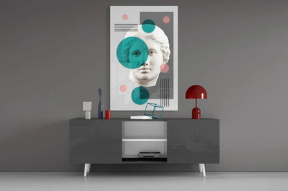 Statue Glass Wall Art - LUXARTDECO