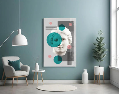 Statue Glass Wall Art - LUXARTDECO