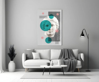 Statue Glass Wall Art - LUXARTDECO