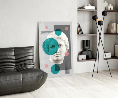 Statue Glass Wall Art - LUXARTDECO