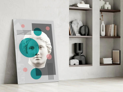 Statue Glass Wall Art - LUXARTDECO