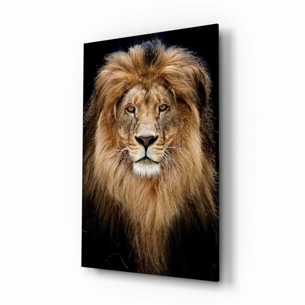 Lion Glass Wall Art - LUXARTDECO
