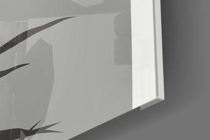 Autumn Blue Glass Wall Art - LUXARTDECO
