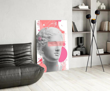 Statue Glass Wall Art - LUXARTDECO