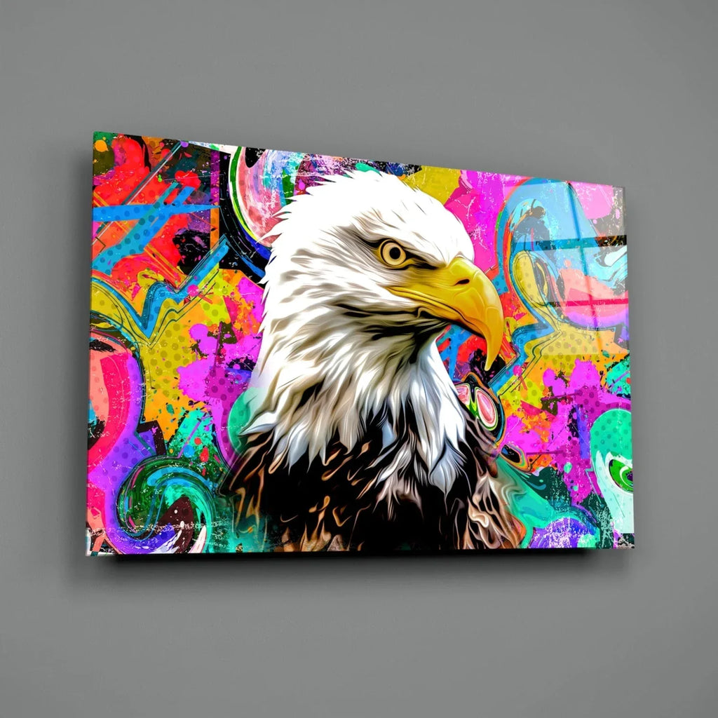 Eagle Eye Glass Wall Art - LUXARTDECO