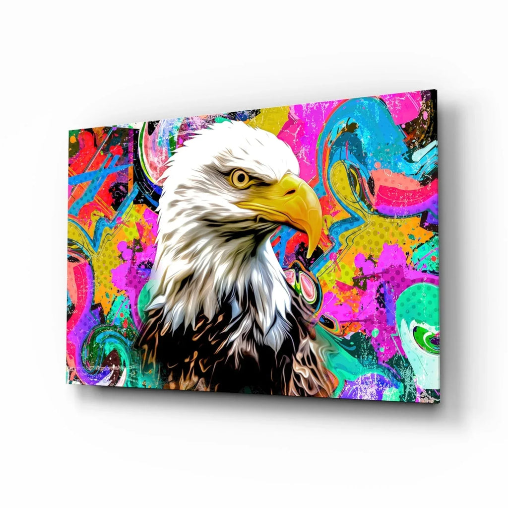 Eagle Eye Glass Wall Art - LUXARTDECO