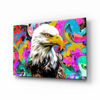 Eagle Eye Glass Wall Art - LUXARTDECO