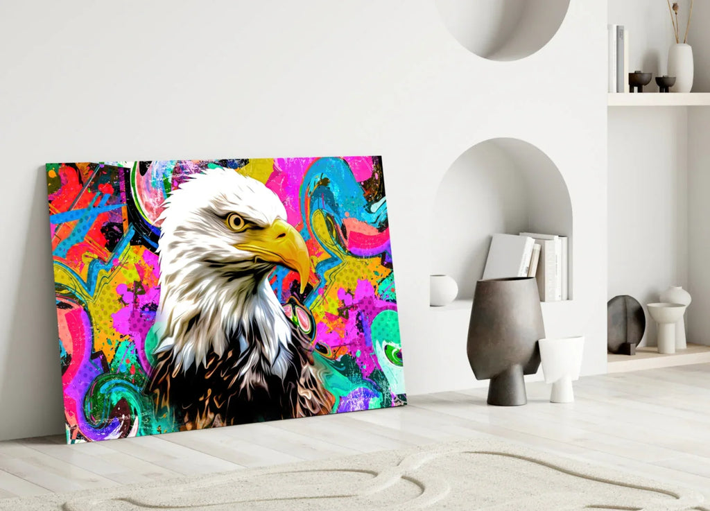 Eagle Eye Glass Wall Art - LUXARTDECO